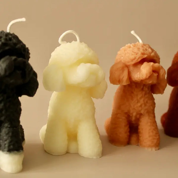 Poodle, Doodle Beeswax/ Soy Blend Candle - - Wicksburgh - Wild Lark