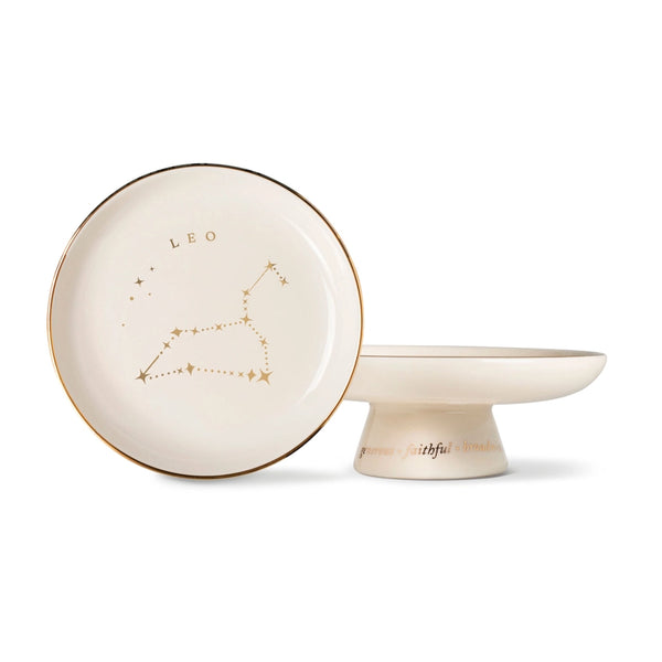 Zodiac Pedestal Tray - Leo - Fringe Studio - Wild Lark