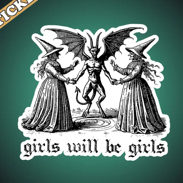 Pretty Toxic Stickers - Girls Will Be Girls - Pretty Toxic - Wild Lark