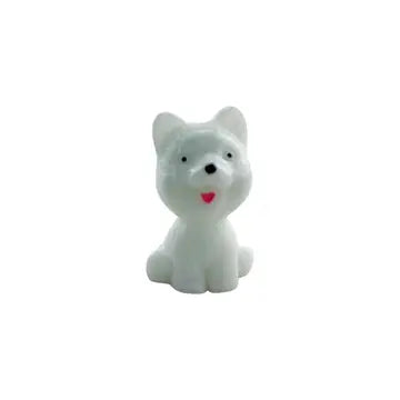 Jar Pets - White Husky - Moss Amigos - Wild Lark