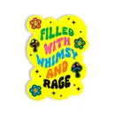 Krystan Saint Cat Vinyl Stickers - Filled With Whimsy and Rage - Krystan Saint Cat - Wild Lark