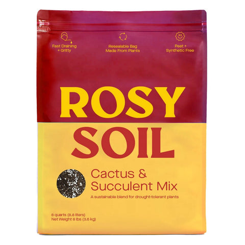 4qt Organic Cactus & Succulent Mix -  - Rosy Soil - Wild Lark