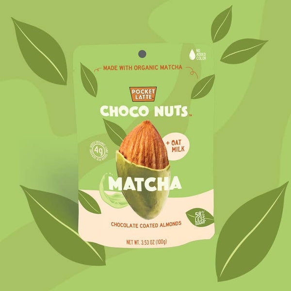Sale!Choco Nuts - Matcha - Pocket's Chocolates - Wild Lark