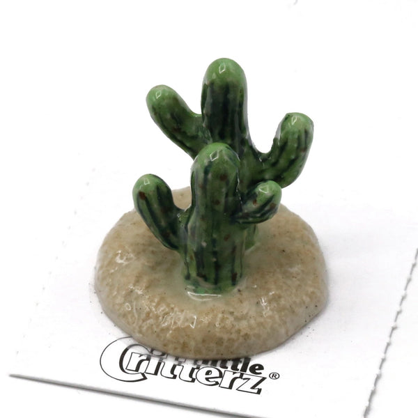 Porcelain Miniature Critters - Saguaro Cactus - Little Critterz - Wild Lark