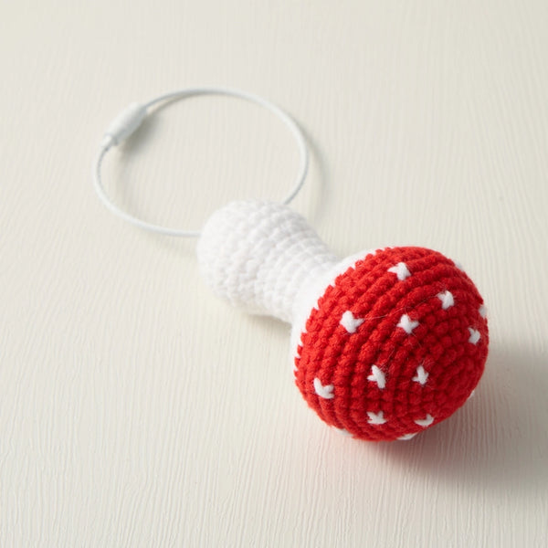 Crochet Keychain - Mystical Mushroom - Sparkle Being - Wild Lark