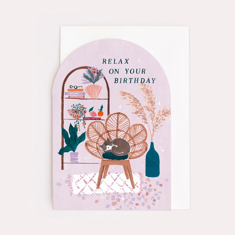 Relax On Your Birthday Card -  - Sister Paper Co. - Wild Lark