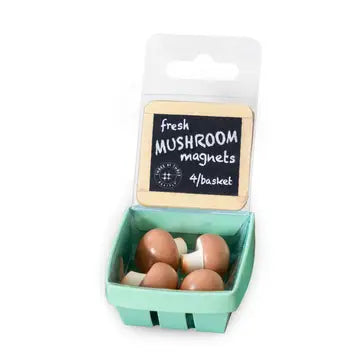 Magnet set of 4 by Three by Three Seattle - Mushroom - Fun Packaging - Three by Three Seattle - Wild Lark