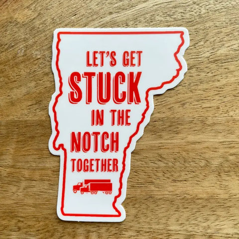 Stuck in the Notch Together Funny Greeting Card - - colossal sanders - Wild Lark