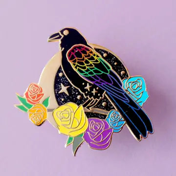 Glitter Punk Enamel Pins