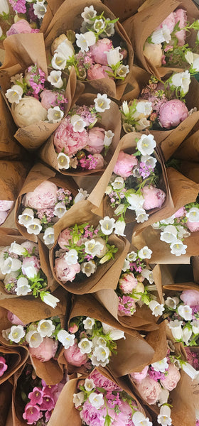 Market Wrap Bouquet Local Flowers - - Wild Lark - Wild Lark