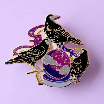 Glitter Punk Enamel Pins