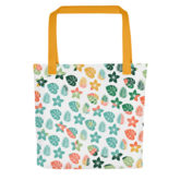 WildLark All-Over Print Tote Bag - Stars and Leaves - Printful - Wild Lark