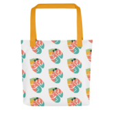 WildLark All-Over Print Tote Bag - Monstera - Printful - Wild Lark