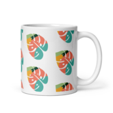 Wild Lark Mug - Monstera - Printful - Wild Lark