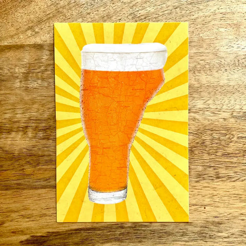 Vermont Beer Postcard - - colossal sanders - Wild Lark