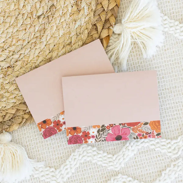 Decorated Sticky Note Pad - Rosewood Blooms - Elyse Breanne Design - Wild Lark
