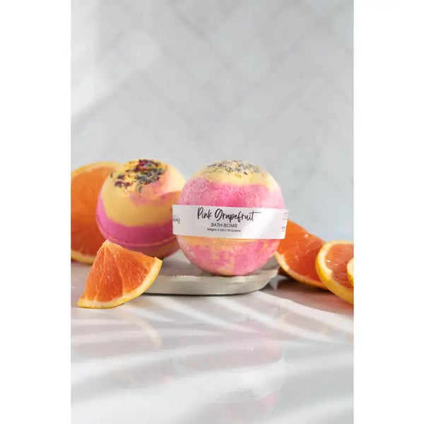 Bath Bomb - Pink Grapefruit - Hummingbird Naturals LLC - Wild Lark