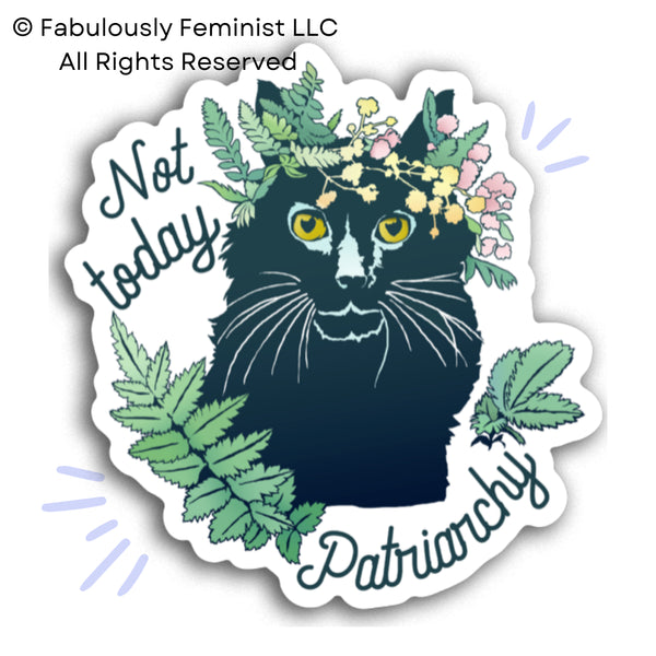 Feminist Magnets - Not Today Patriarchy - Fabulously Feminist - Wild Lark