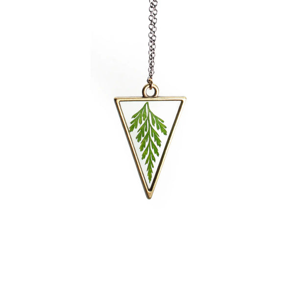 The Arrowhead Necklace - Gold - With Roots - Wild Lark