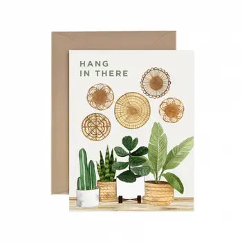 "Hang In There" Card - Plants -  - Paper Anchor Co. - Wild Lark
