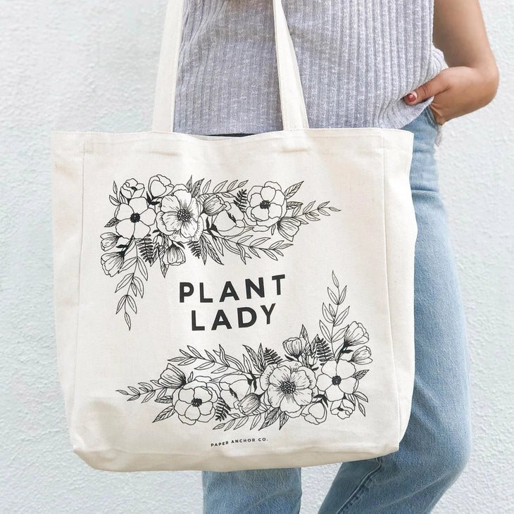 Plant Lady Tote Bag -  - Paper Anchor Co. - Wild Lark