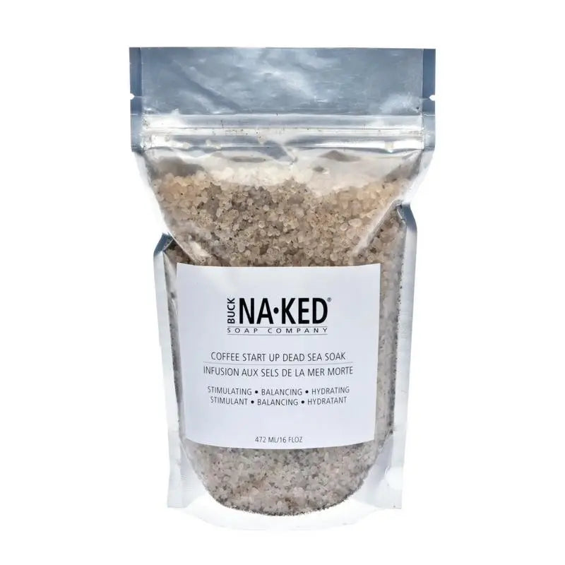Coffee Start Up Dead Sea Salt -  - Buck Naked Soap Company - Wild Lark