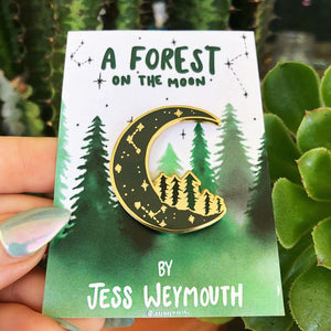 Forest On The Moon Pin -  - Jess Weymouth - Wild Lark