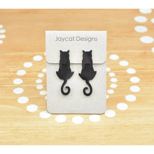 Dangle Cat Earrings -  - Jaycat Designs - Wild Lark
