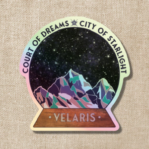 Media-inspired Stickers - Wildly Enough - Velaris Globe - Wildly Enough - Wild Lark