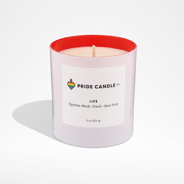 SALE! Pride 9oz Candle - Life - Pride Candle Company - Wild Lark