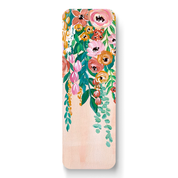 Elyse Decorated Bookmark - Hanging Florals - Elyse Breanne Design - Wild Lark