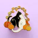 Glitter Punk Enamel Pins - Pumpkin Cats- Autumn Fall Collection - Glitter Punk - Wild Lark