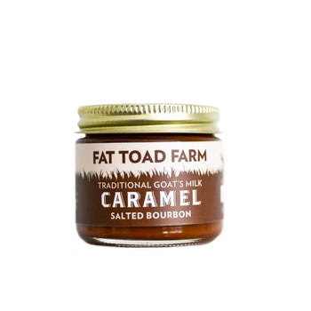 Goat's Milk Caramel Jar - Salted Bourbon - 2oz - Fat Toad Farm - Wild Lark