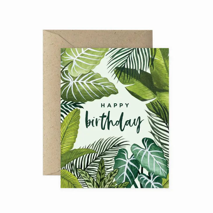 Foliage Frame Birthday Greeting Card -  - Paper Anchor Co. - Wild Lark