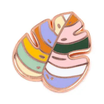 Enamel Pins - Rainbow Palm Leaf - These Are Things - Wild Lark