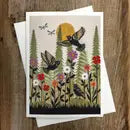 Greeting Card - Meadowsweet - Rural Pearl: Cut Paper Art by Angie Pickman - Wild Lark