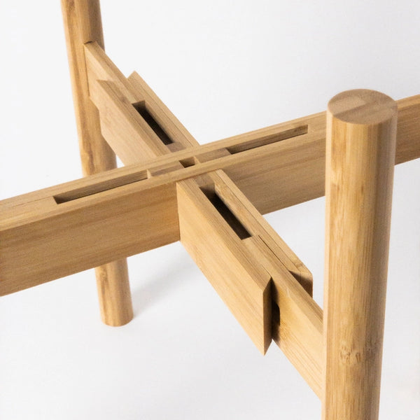 Adjustable Bamboo Plant Stand | Fits 6" - 10" pots -  - Kanso Designs - Wild Lark