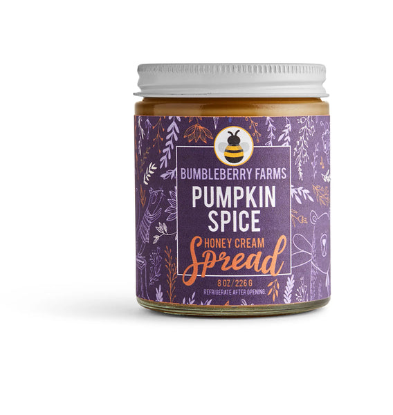 Honey Cream Spread - Pumpkin Spice - Bumbleberry Farms - Wild Lark