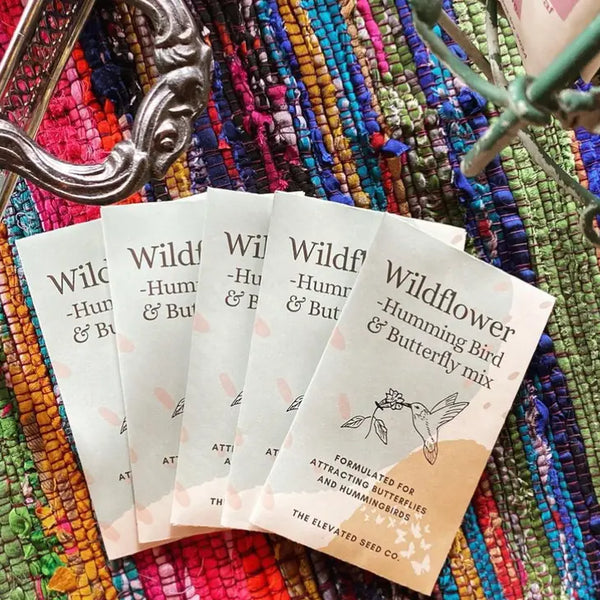 Wild Flower Garden Seed Mix- Hummingbird & Butterfly -  - The Elevated Seed Co - Wild Lark