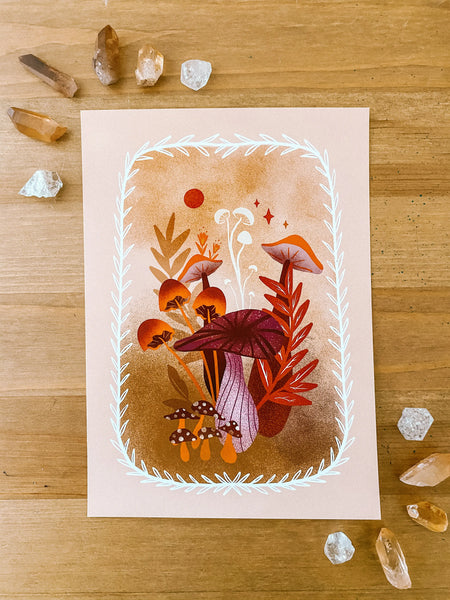 Mushy Forest - Art Print -  - Lantern Print Co - Wild Lark