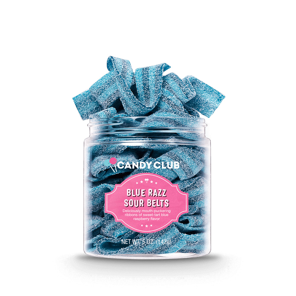 Blue Raspberry Sour Belts -  - Candy Club - Wild Lark