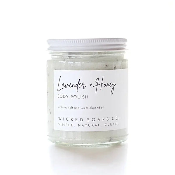 Lavender + Honey Body Polish -  - Wicked Soaps Co. - Wild Lark