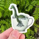 Lizzy Gass Stickers - Loch Ness Monster in Teacup - Lizzy Gass - Wild Lark