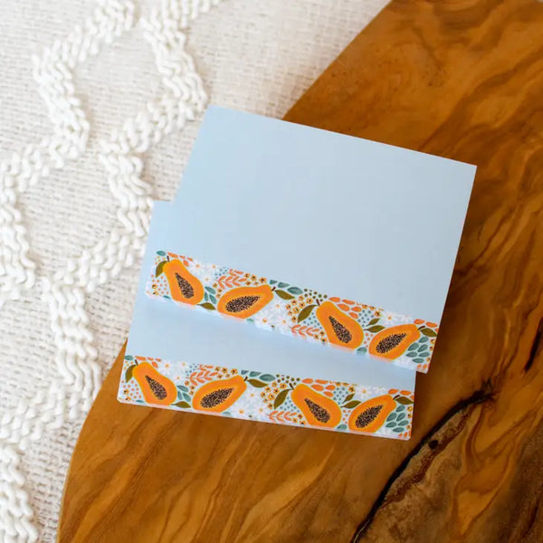 Decorated Sticky Note Pad - Papaya - Elyse Breanne Design - Wild Lark