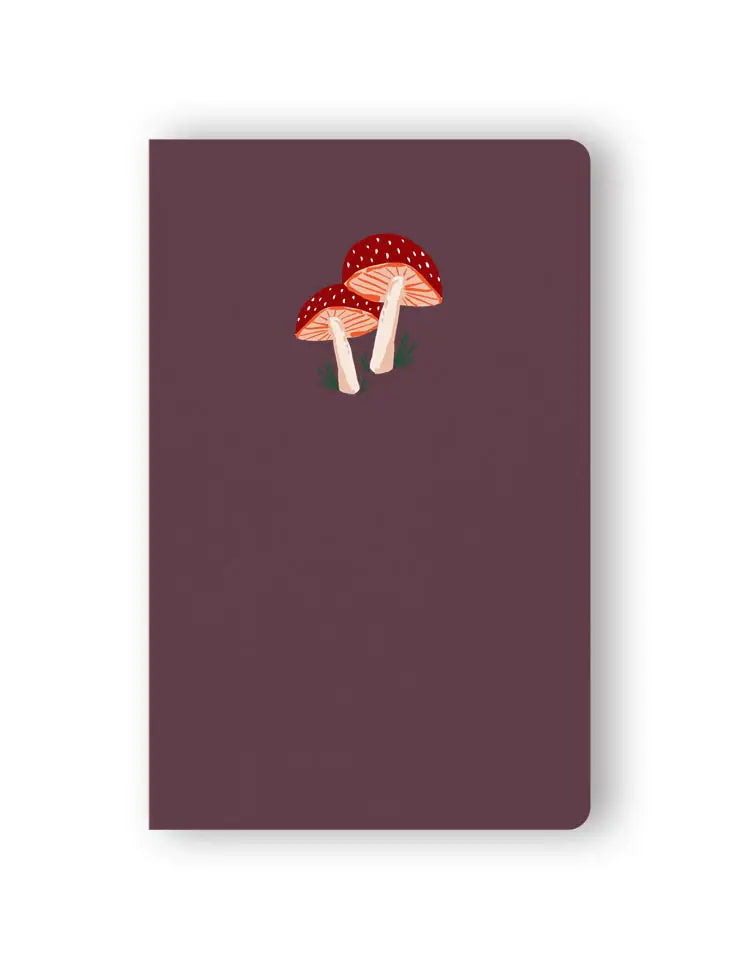 Royal Mushroom Classic Layflat Notebook -  - Denik - Wild Lark