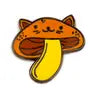 Enamel Pins - Cat Mushroom - These Are Things - Wild Lark