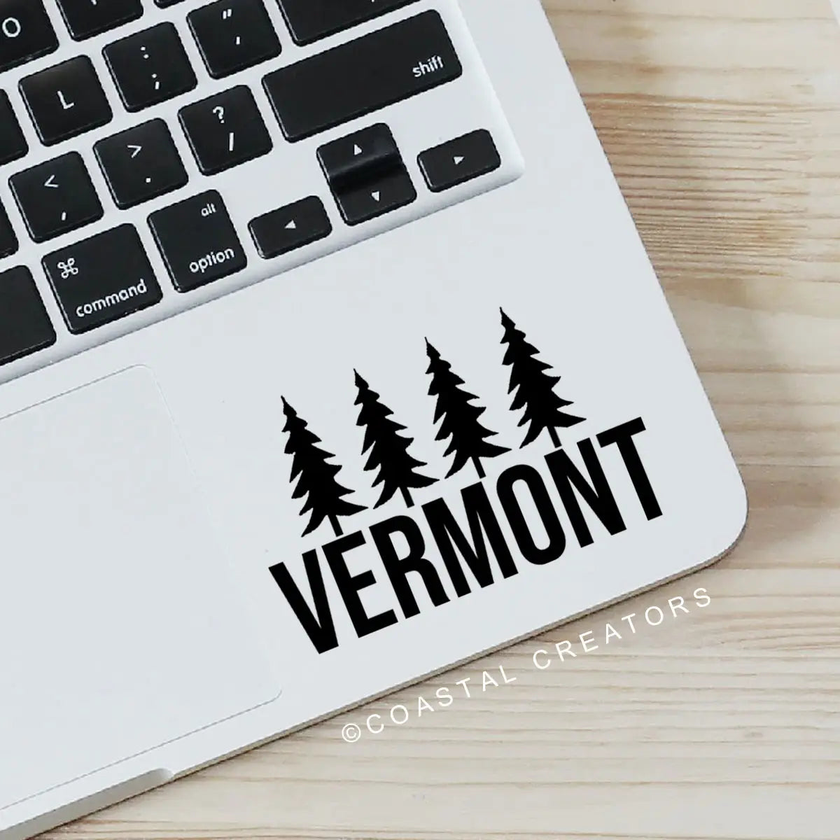 Vermont Trees Vinyl Laptop Sticker -  - Coastal Creators of Connecticut - Wild Lark