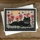 Greeting Card - Cat's Way of Life - Rural Pearl: Cut Paper Art by Angie Pickman - Wild Lark