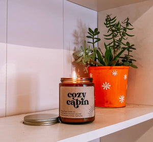 Cozy Cabin Fall Candle -  - Poppy & Rose Candle Co. - Wild Lark