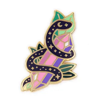 Enamel Pins - Crystal Snake - These Are Things - Wild Lark